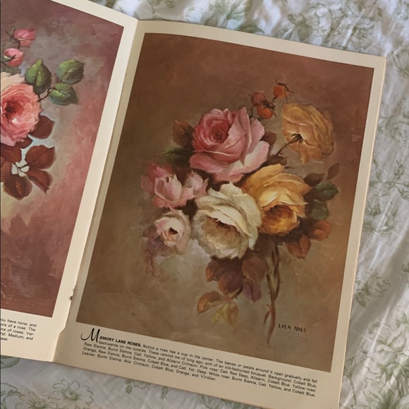 Vintage How to Paint Roses and Other Flowers Book by Lola Ades Prints - Picture 5 of 6